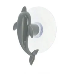 GANCIO APPENDINO ADESIVO APPENDIABITI PARETE CUCINA BAGNO FORMA DELFINO COLORATO 10806
