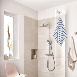 GANCIO DOPPIO PER PORTA BOX DOCCIA PER APPENDERE ASCIUGAMANI BAGNO 4X18 CM 87766