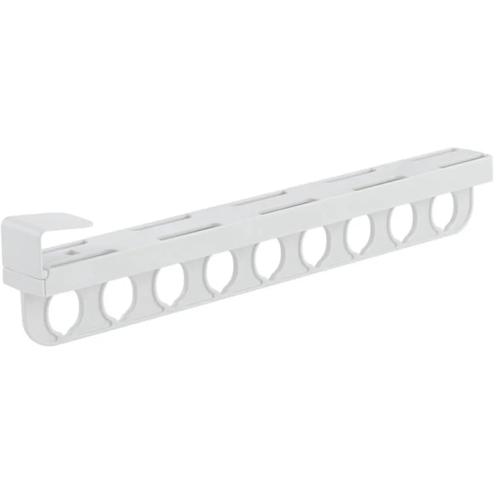 GANCIO PER GRUCCE APPENDIABITI PANTALONI SCIARPE ORGANIZZATORE SALVASPAZIO RESISTENTE