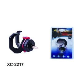 GANCIO UNIVERSALE PER CASCO DA MOTO IN ALLUMINIO DOPPIO GANCIO CON VITE XC-2217