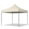 GAZEBO PIEGHEVOLE GIARDINO 3X3X3MT TENDA TELO BEIGE PADIGLIONE MERCATI SAGRE 222713