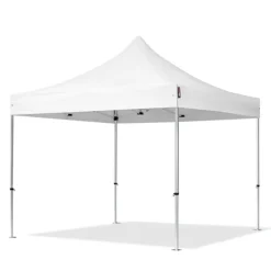 GAZEBO PIEGHEVOLE GIARDINO 3X3X3MT TENDA TELO BIANCO PADIGLIONE MERCATI SAGRE 222715