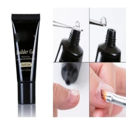 GEL UV LED POLY IN TUBETTO 30ML TRASPARENTE CAMOUFLAGE FRENCH COSTRUTTORE NAIL