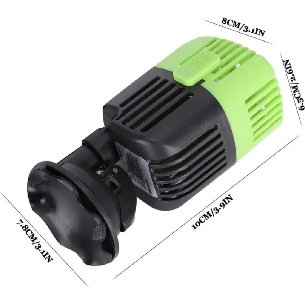 GENERATORE DI ONDE PER ACQUARIO SOMMERGIBILE POMPA CIRCOLAZIONE TESTA GIREVOLE