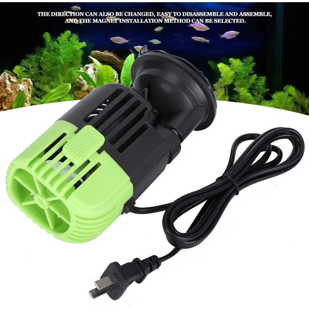 GENERATORE DI ONDE PER ACQUARIO SOMMERGIBILE POMPA CIRCOLAZIONE TESTA GIREVOLE