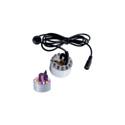 GENERATORE NEBBIA MM-32 LAMPADA A LED MULTICOLOR PER ACQUARIO RGB 12 LED