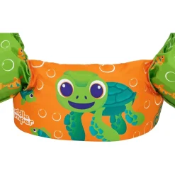 GILET SALVAGENTE PER BAMBINI TARTARUGA MARINA GIUBBOTTO GALLEGGIANTE CON BRACCIOLI 90145