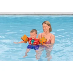 GILET SALVAGENTE PER BAMBINI DESIGN TRICHECO GIUBBOTTO GALLEGGIANTE CON BRACCIOLI 90139