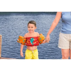 GILET SALVAGENTE PER BAMBINI DESIGN TRICHECO GIUBBOTTO GALLEGGIANTE CON BRACCIOLI 90139