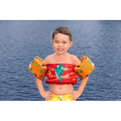 GILET SALVAGENTE PER BAMBINI DESIGN TRICHECO GIUBBOTTO GALLEGGIANTE CON BRACCIOLI 90139