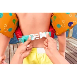 GILET SALVAGENTE PER BAMBINI DESIGN TRICHECO GIUBBOTTO GALLEGGIANTE CON BRACCIOLI 90139