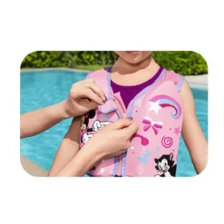 GILET SALVAGENTE TRAINER MINNIE CON CUSCINETTI IN SCHIUMA BAMBINE 3-6 ANNI 9101G