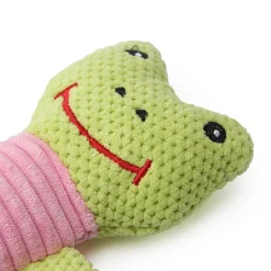 GIOCATTOLO PER CANI FORMA ANIMALE PELUCHE CIGOLANTE MORSO MASTICARE 20 CM 53771