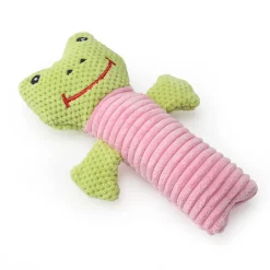 GIOCATTOLO PER CANI FORMA ANIMALE PELUCHE CIGOLANTE MORSO MASTICARE 20 CM 53771