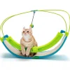 GIOCO A DONDOLO PER GATTO GATTI TIRAGRAFFI CON PALLINA STIMOLANTE ROCKING ROLLER