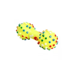 Gioco a forma di osso riportino per animali domestici 16 cm gomma morbida sonoro