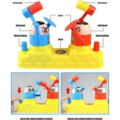 GIOCO DECOMPRESSIONE DOPPIO SPARRING DA TAVOLO GIOCO PUGILATO BOXE BATTLE BOARD