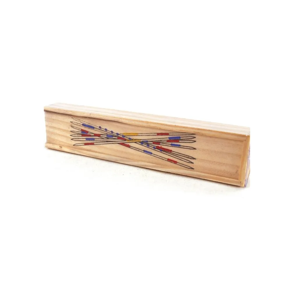 GIOCO DI SOCIETÀ CLASSICO MIKADO SPIEL SCATOLA SHANGAI BASTONCINI IN LEGNO 19CM