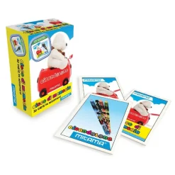 GIOCO GIRANDOLONE VALIGIA CON PENNARELLI STICKERS GIOCO MEMO CARTE MITAMA ROSA