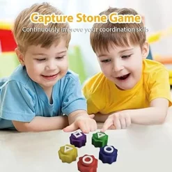 GIOCO GONGGI KOREAN GAME BAMBINI ADULTI CON PIETRE COLORATE DIVERTIMENTO COORDINAZIONE