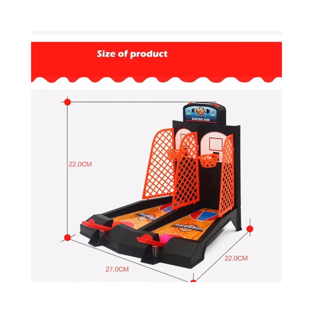 GIOCO MINI BASKET PER DITA CANESTRO DA TAVOLO PALLACANESTRO BAMBINI GIOCATTOLO