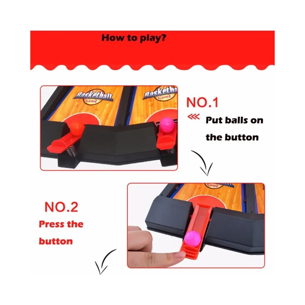 GIOCO MINI BASKET PER DITA CANESTRO DA TAVOLO PALLACANESTRO BAMBINI GIOCATTOLO