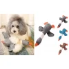 GIOCO PELUCHE ANATRA MORBIDO 30X21 CM IN STOFFA PER CANI CANE GATTI MORDE DENTI