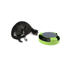 GIOCO PER GATTI 25 CM ACCHIAPPA IL TOPO DUPLICE FUNZIONE CON TIRAGRAFFI