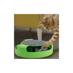 GIOCO PER GATTI 25 CM ACCHIAPPA IL TOPO DUPLICE FUNZIONE CON TIRAGRAFFI