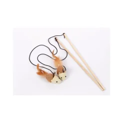 GIOCO PER GATTO GATTI ASTA CON PUPAZZO TOPO TOPOLINO PALESTRA TIRAGRAFFI UNGHIE