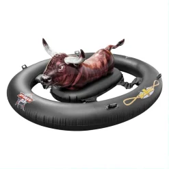 GIOCO TORO SCATENATO GONFIABILE INFLATABULL MARE PISCINA 239 X 196 X 81 CM