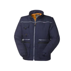 GIUBBINO MANICA STACCABILE RONNY BLU ROSSINI TRADING DA LAVORO ANTINFORTUNISTICA