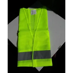 GIUBBOTTO GILET GIALLO DI EMERGENZA AD ALTA VISIBILITÀ CATARIFRANGENTE AUTO