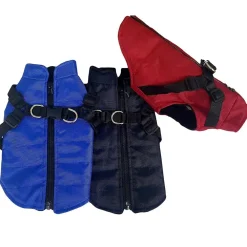 GIUBBOTTO GILET VESTITI CANE TAGLIA S CON PETTORINA INCORPORATA INVERNO ANIMALE