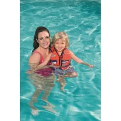 GIUBBOTTO SALVAGENTE TRAINER PER BAMBINI GILET STAMPE ASSORTITE GONFIABILE 32176