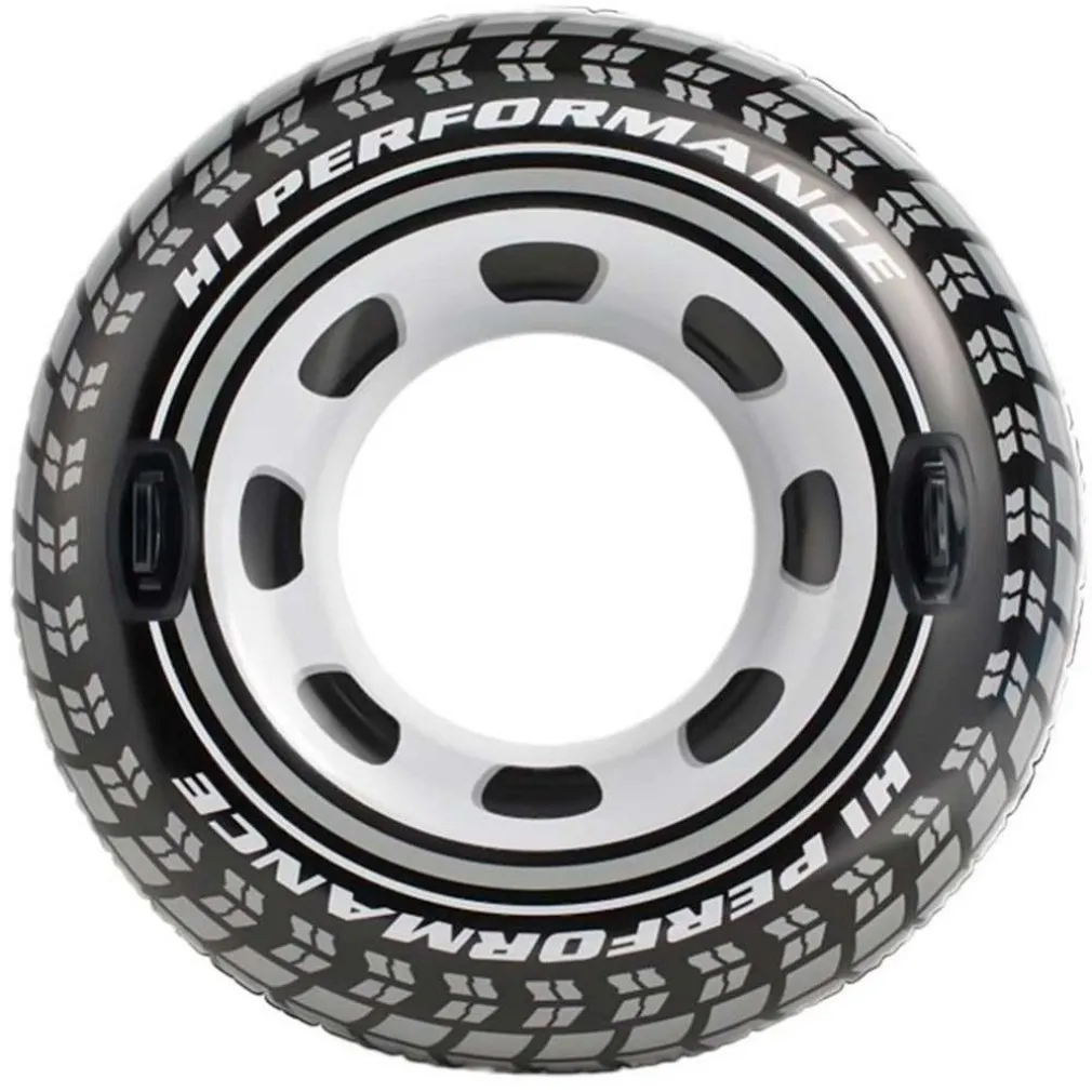 GONFIABILE A FORMA DI PNEUMATICO CIAMBELLA RUOTA 114 CM PER MARE PISCINA