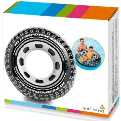 GONFIABILE A FORMA DI PNEUMATICO CIAMBELLA RUOTA 114 CM PER MARE PISCINA