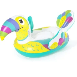 GONFIABILE A FORMA DI TUCANO CAVALCABILE 173X91CM PER BAMBINI CON MANIGLIE 41437