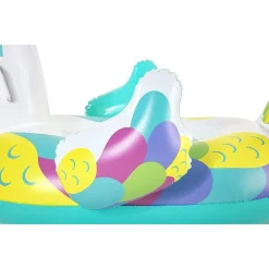 GONFIABILE A FORMA DI TUCANO CAVALCABILE 173X91CM PER BAMBINI CON MANIGLIE 41437