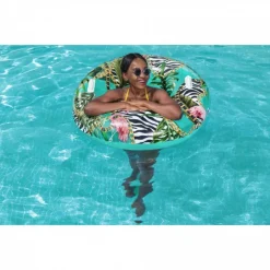 GONFIABILE SALVAGENTE FANTASIA FLOREALE 114 CM CON MANIGLIE PISCINA ESTATE 36302