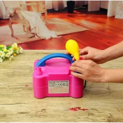 GONFIATORE ELETTRICO GONFIA PALLONCINI POMPA 600 W 4 BECCUCCI PER PARTY FESTE