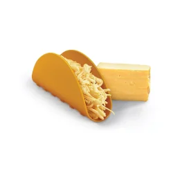 GRATTUGIA A FORMA DI TACO TACOS GRATTA FORMAGGIO VERDURE IN PLASTICA GRATE