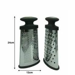 GRATTUGIA MANUALE 2 FACCE IN ACCIAIO INOX FRUTTA VERDURA FORMAGGIO