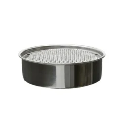 GRATTUGIA PER FORMAGGIO VERDURE IN ACCIAIO INOX CON CONTENITORE 18 CM