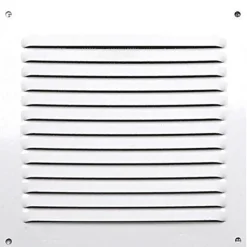GRIGLIA DI VENTILAZIONE 25 X 25 CM IN METALLO PER ASPIRAZIONE ARIA AERAZIONE