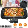 GRIGLIA ELETTRICA 2000 W BARBECUE GRILL BISTECCHIERA BBQ GIARDINO Q-BBQ6 JY-06