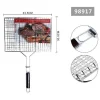 GRIGLIA PER BARBECUE PESCE CARNE DOPPIA GRILL GRATICOLA 43,5 X 30,5 CM 98917
