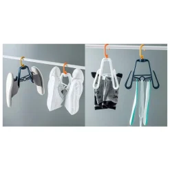 GRUCCIA PER SCARPE PIEGHEVOLE PORTASCARPE APPENDINO GANCIO MULTIFUNZIONALE