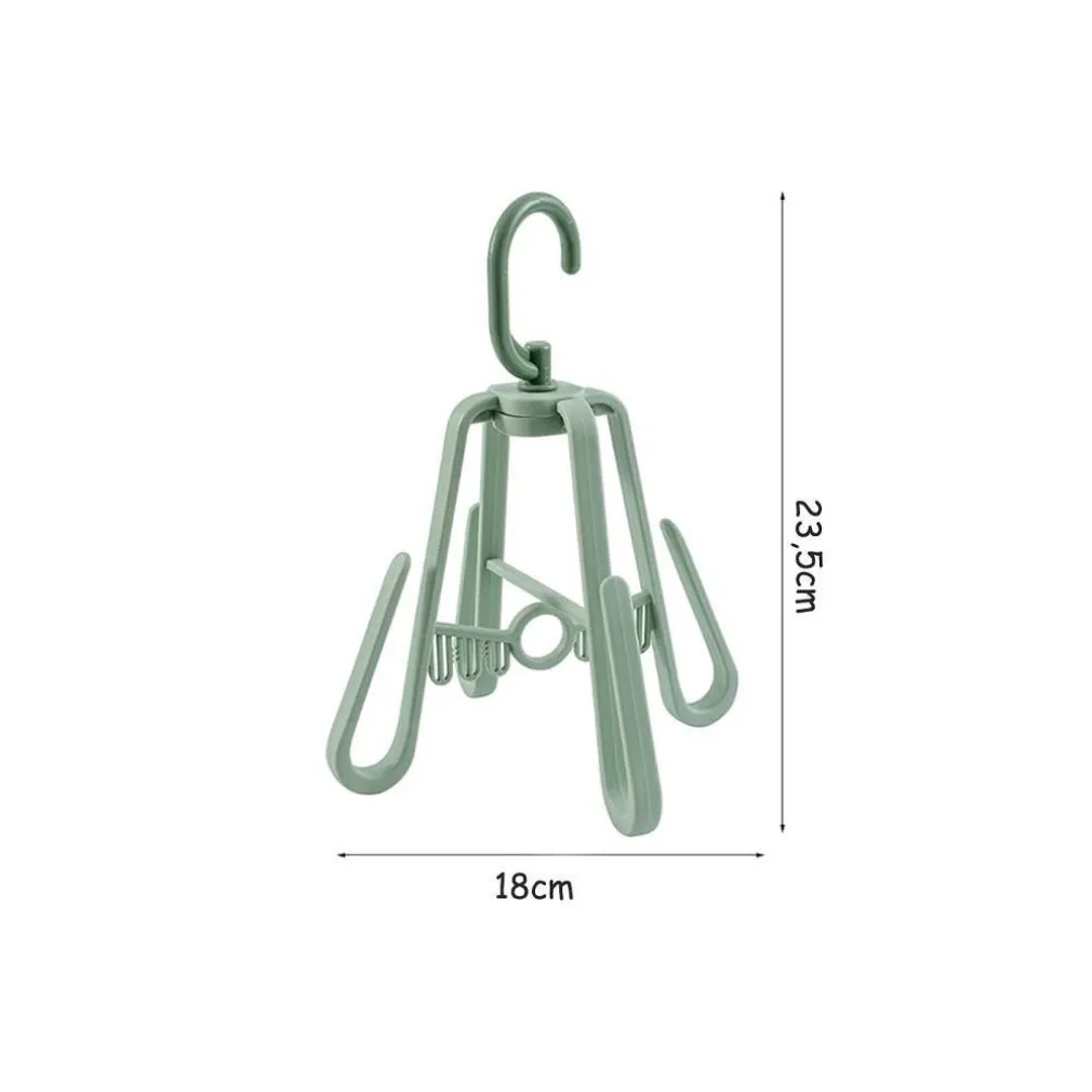 GRUCCIA PER SCARPE PIEGHEVOLE PORTASCARPE APPENDINO GANCIO MULTIFUNZIONALE