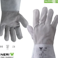 GUANTI DA LAVORO IN CROSTA GROPPONE 22 ANTICALORE ANTITAGLIO ANTINFORTUNISTICA